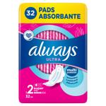 Always Ultra Super 2 Hygienical Pads 32pcs