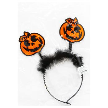 Обруч карнавальний Гарбузик на пружині - купити, ціни на ULTRAMARKET - фото 1