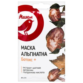 Маска для обличчя Auchan Альгінатна ботокс+ 25г - купити, ціни на Біотус - фото 1