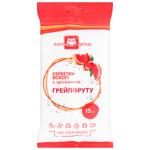 Eurogroup Wet Wipes With Grapefruit Aroma 15pc