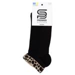 Шкарпетки Premier Socks жіночі короткі сітка Леопард р.23-25 коричневий