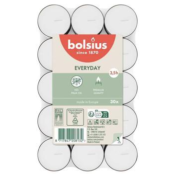 Bolsius White Tealights 30pcs - buy, prices for COSMOS - photo 1
