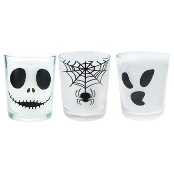Actuel Halloween Candle in Glass 6.5cm