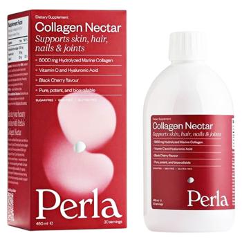 Дієтична добавка PERLA HELSA Колаген нектар 450мл. Чорна вишня - купити, ціни на Grono - фото 1