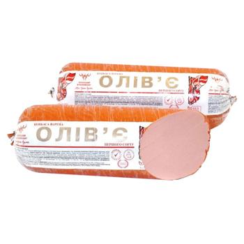 Ukrainskyi Miasokombinat Olivier Boiled Sausage First Grade - buy, prices for Chudo Market - photo 1