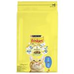 Корм сухий Friskies з лососем та овочами для дорослих котів 1,5кг