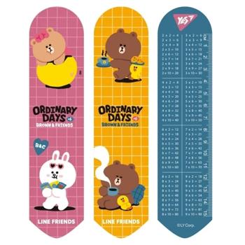 Yes Line Friends Brown 2D Bookmark