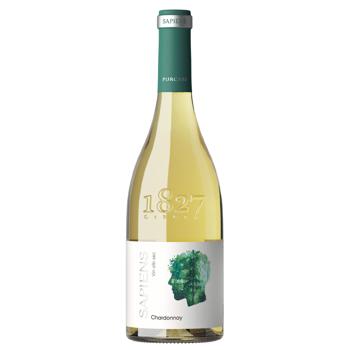 Вино Purcari Sapiens Chardonnay белое сухое 12,5% 0,75л