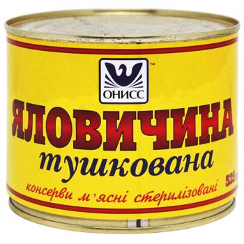 Oniss Stewed Beef 525g - buy, prices for COSMOS - photo 1