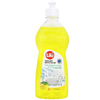 Lilu Lemon Dishwashing Liquid 500ml - buy, prices for Auchan - photo 1