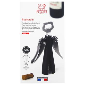 Peugeot Souverain Black Corkscrew 20сm - buy, prices for WINETIME - photo 2