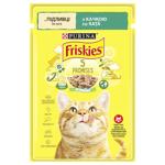 Корм вологий Friskies з качкою для дорослих котів 85г