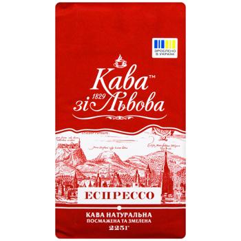 Kava Zi Lvova Espresso Ground Coffee 225g - buy, prices for Ideal - photo 3