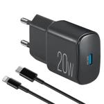 Зарядний пристрій Brevia PD20W + Cable USB-C to USB-C 1m