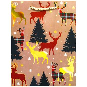 Пакет подарунковий Buromax Крафт S 18х23х8см - купити, ціни на - фото 2