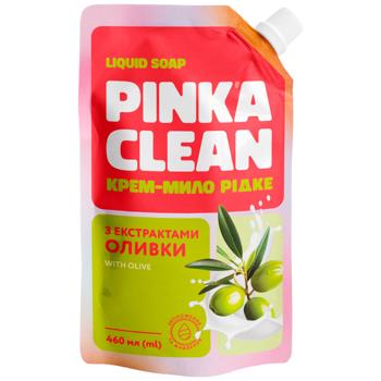 Крем-мило рідке Pinka Clean з екстрактами оливки 460мл