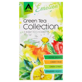 Askold Green Tea Collection Assorted Green Tea 20pcs*1.5g - buy, prices for MegaMarket - photo 2