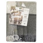 Vladi Elf Checkered Plaid 200х220cm Dark Grey