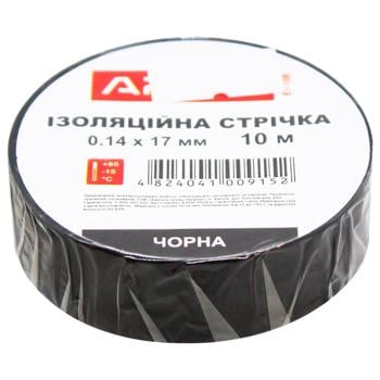 Syla Zvychky Black Insulating Tape 0.14*17mm 10m - buy, prices for MegaMarket - photo 1