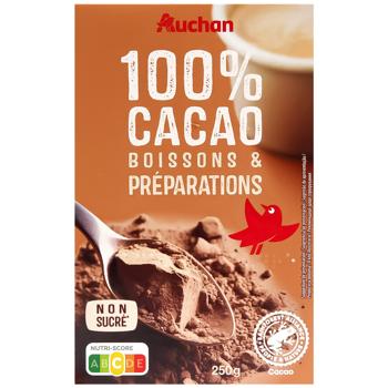 Auchan Cocoa Powder 20-22% 250g - buy, prices for - photo 1