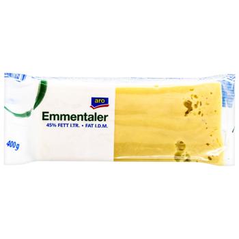 Aro Emmentaler Hard Cheese 45% 400g