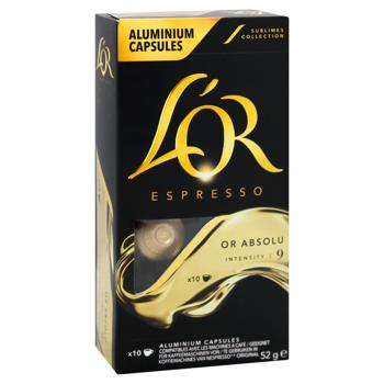 L'or Espresso Or Absolu Coffee in Capsules 10pcs*5.2g