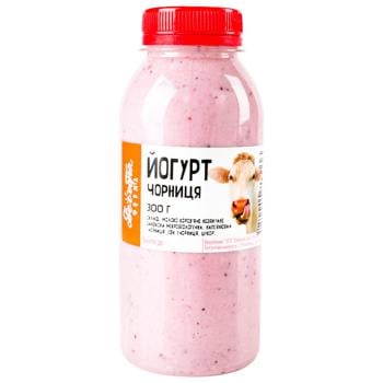 Dooobra Ferma Blueberry Yogurt 3.8% 0.3l - buy, prices for MegaMarket - photo 1