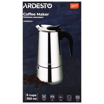 Ardesto Gemini Apulia Geyser Coffee Maker for 6 Cups - buy, prices for - photo 2