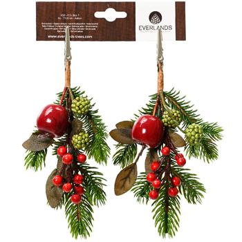 Зажим декоративный Everlands Яблоки и ягоды 15х22см 2шт