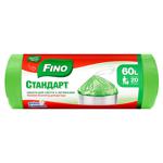 Пакеты для мусора Fino Стандарт с затяжками 60л 20шт