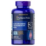 Puritan's Pride Double Strength Glucosamine and Chondroitin with MSM 240 caplets