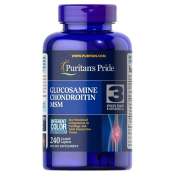 Puritan's Pride Double Strength Glucosamine and Chondroitin with MSM 240 caplets