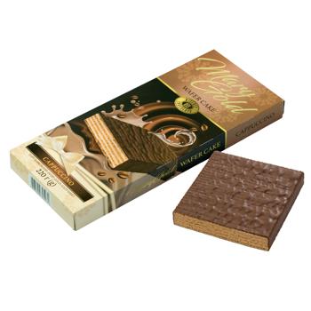Торт вафельный Бисквит Шоколад MARY GOLD капучино 220г - купить, цены на - фото 2