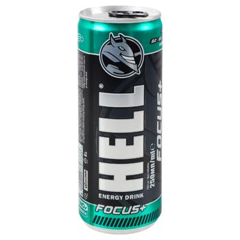 Напиток энергетический Hell Focus безалкогольный со вкусом манго и апельсина 250мл - купить, цены на Biotus - фото 1