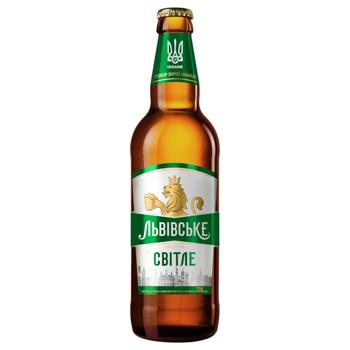 Lvivske Light Beer 4.5% 0.5l - buy, prices for AlcoHub - photo 1