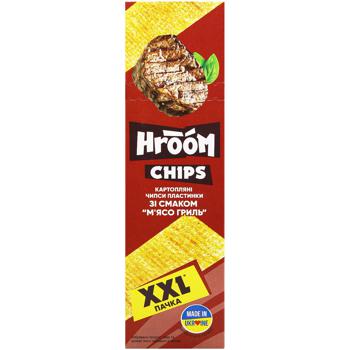 Чипсы картофельные Hroom! со вкусом мясо гриль 100г - купить, цены на Cупермаркет "Харьков" - фото 2