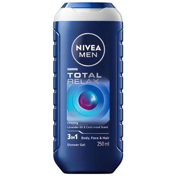 Nivea Men Total relax 3in1 Shower Gel 250ml - buy, prices for Auchan - photo 1