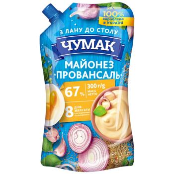 Chumak Provansal Mayonnaise 67% 300g - buy, prices for Chudo Market - photo 1