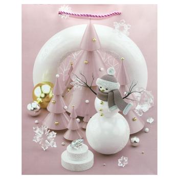 Пакет паперовий Angel Gifts Новорічний 26*32*10см - купити, ціни на МегаМаркет - фото 3