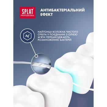 Зубна нитка Splat Professional DentalFloss м'ятна з волокнами срібла 30м - купити, ціни на Ідеал - фото 5