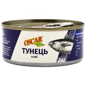 Тунець Oscar в олії 140г - купити, ціни на МегаМаркет - фото 1