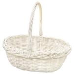 White Wicker Basket S