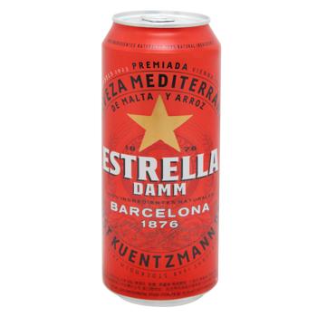 Estrella Damm Barcelona Light Beer 4.6% 0.5l - buy, prices for Supermarket "Kharkiv" - photo 2