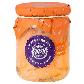 Frank Piquant Turkey Meat in Jelly 460g - buy, prices for ULTRAMARKET - photo 1