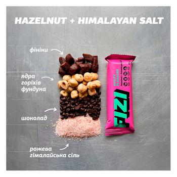 Батончик Fizi Hazelnut+Himalayan Salt у шоколадній глазурі 45г - купити, ціни на NOVUS - фото 7