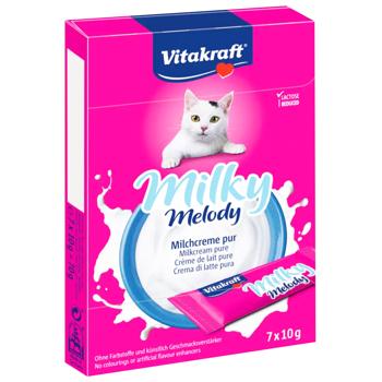 Лакомство для кошек Vitakraft Milky Melody со сливками 7шт*15г