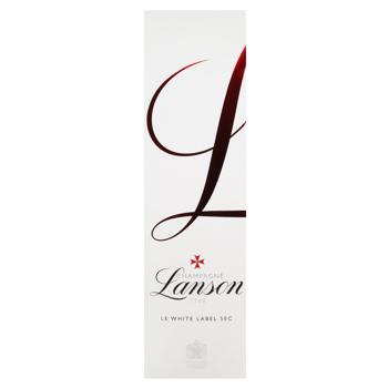 Шампанское Lanson Le White Label Sec белое сухое 12,5% 0,75л - купить, цены на WINETIME - фото 4