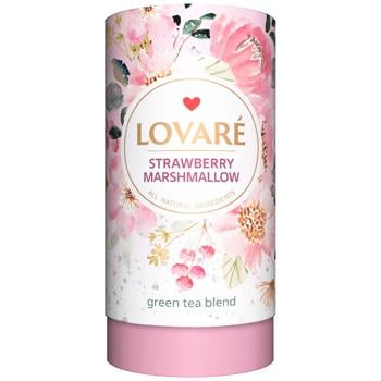 Чай зеленый Lovare Клубничный зефир 80г - купить, цены на Идеал - фото 1
