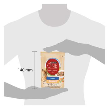 Purina One Adult Wet Food with Chicken, Carrots and Green Beans for Dogs of Small Breeds 85g - buy, prices for MasterZoo - photo 3