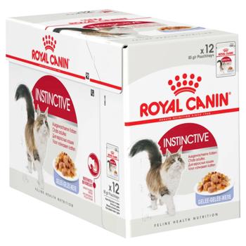 Набор корма Royal Canin с домашней птицей для взрослых кошек сухой Fit 32 2кг + влажный Instinctive 12шт х 85г + интерактивная кормушка - купить, цены на - фото 4